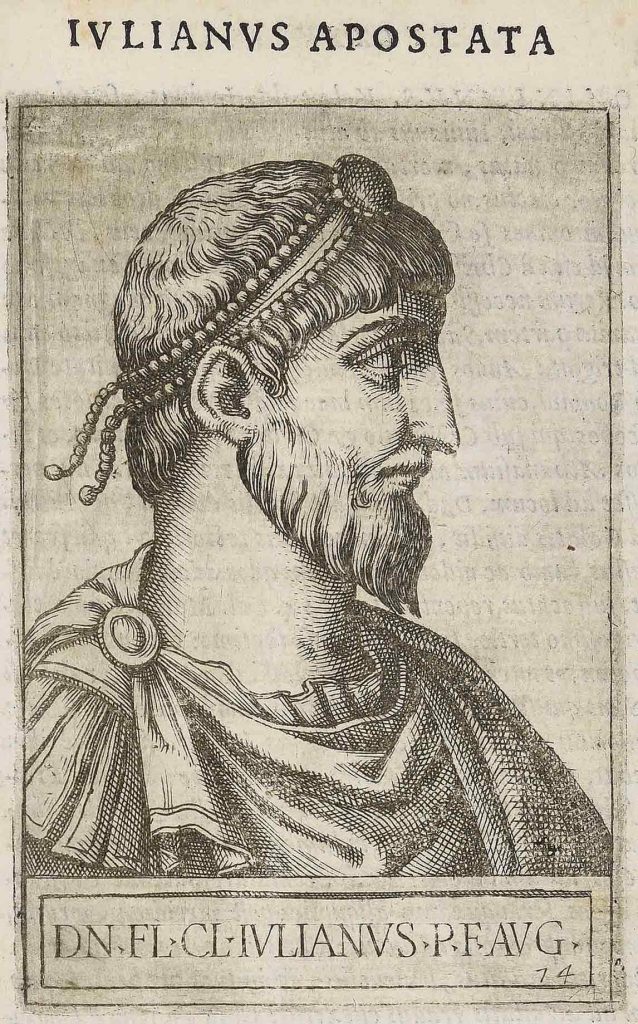 Emperador Juliano, quien quiso restaurar el paganismo durante su reinado en el siglo IV.