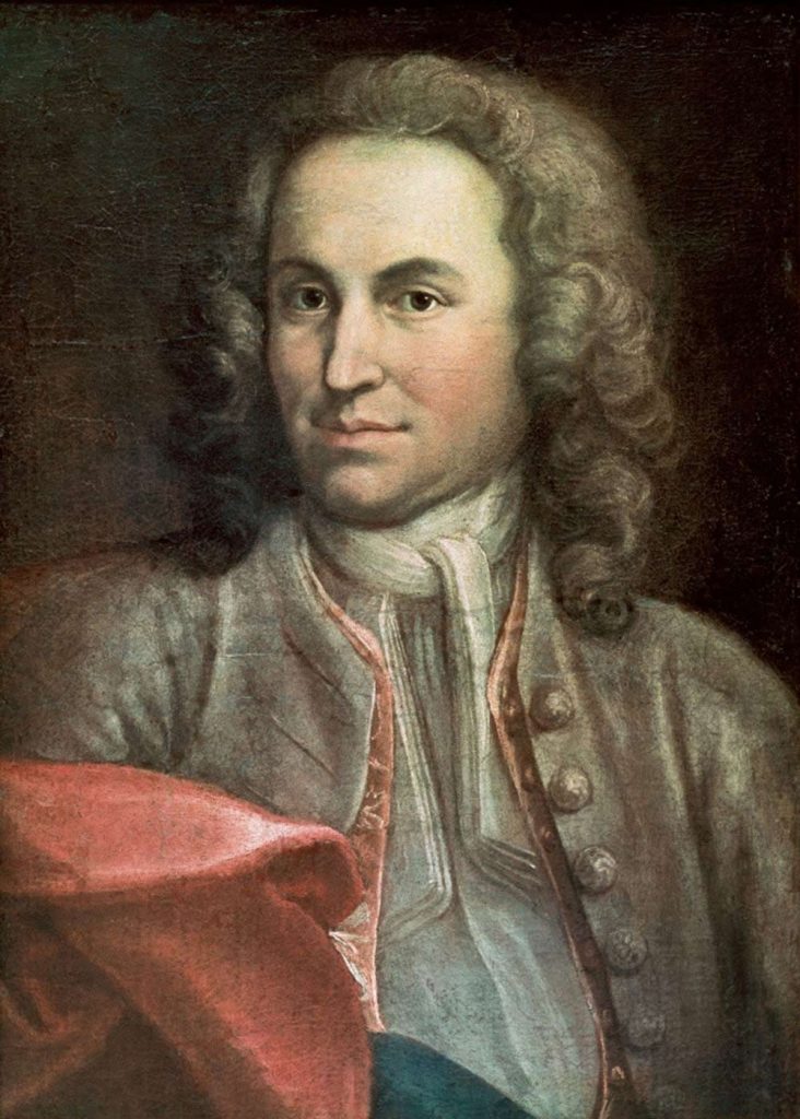 Retrato de Johann Sebastian Bach en una edad temprana