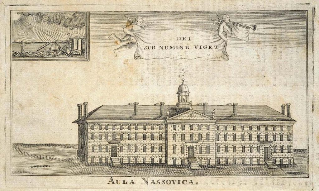 Universidad de Princeton (1760). Jonathan Edwards fue el primer presidente del Colegio de Nueva Jersey, que más tarde se convirtió en la Universidad de Princeton