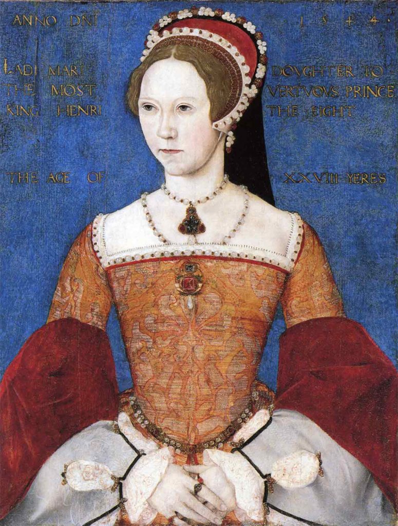 Maria, hija de Enrique VIII y de Catalina de Aragón