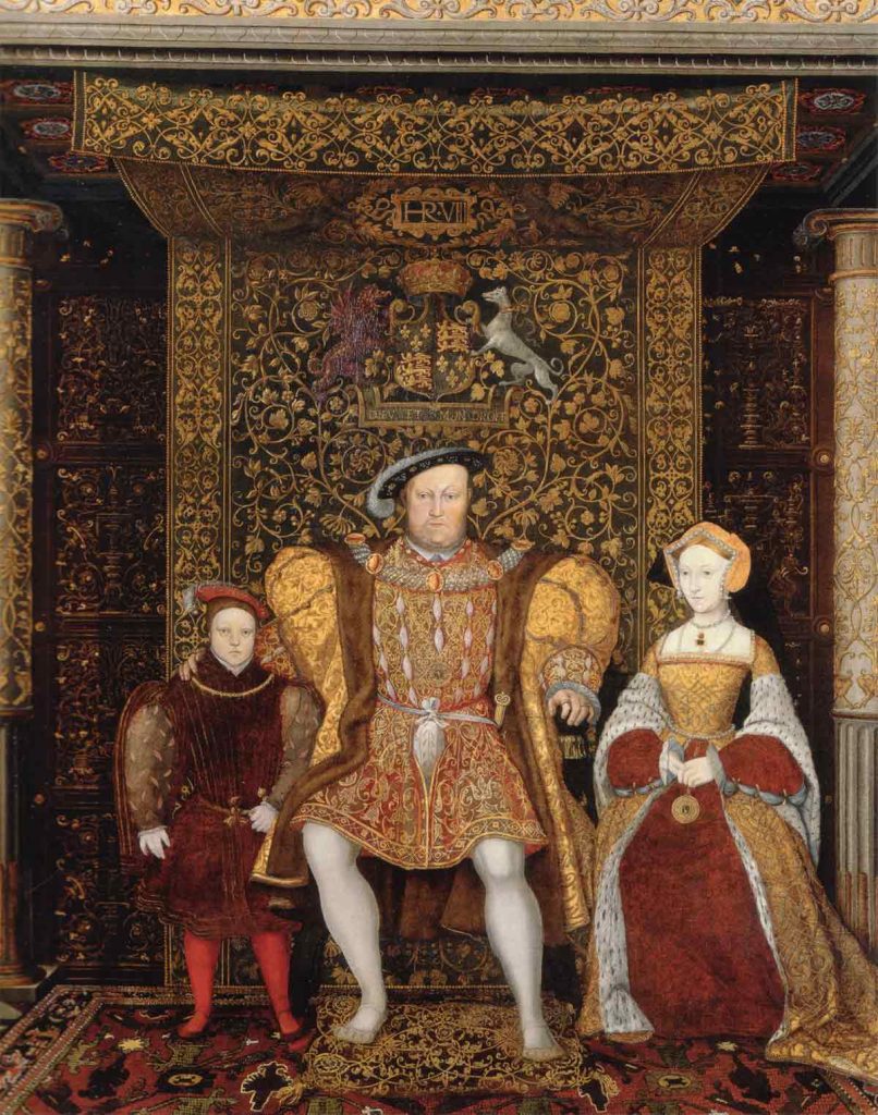 Príncipe Eduardo, Enrique VIII y Jane Seymour