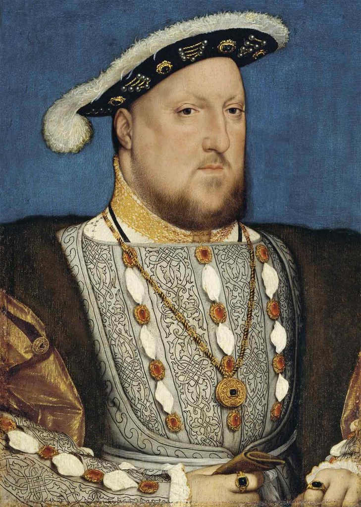 Retrato de Enrique VIII en 1537
