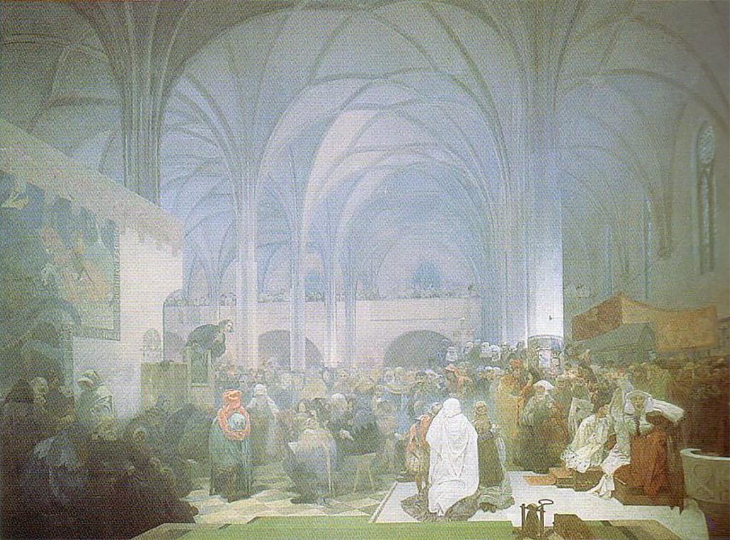 Jan Hus predicando