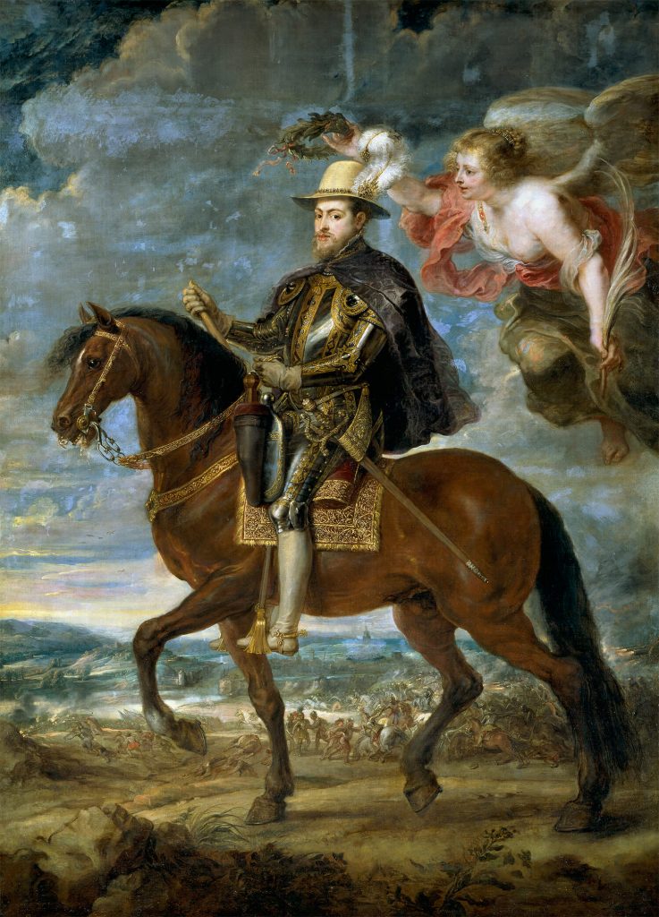 Felipe II, pintado por Rubens.