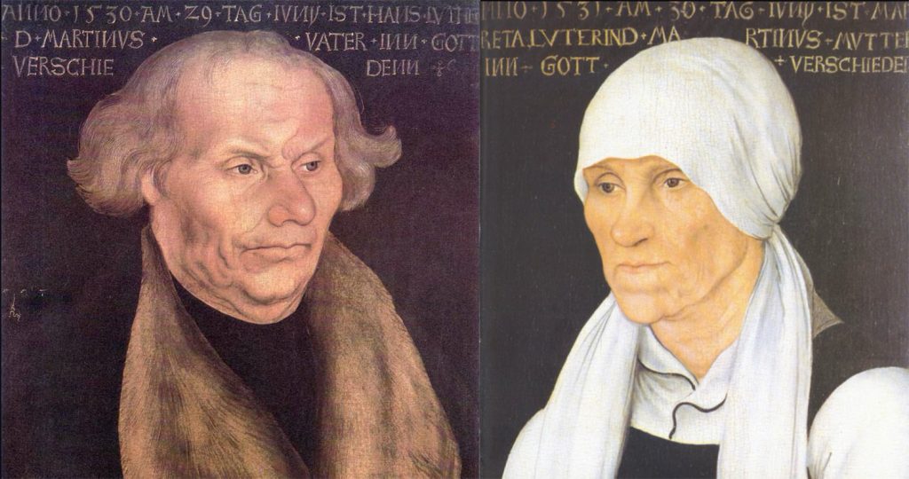 Pintura de Lutero Katharina en su vejez