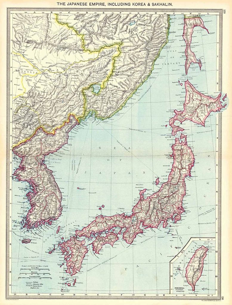 Imperio de Japón durante el tiempo de la invasión a Corea.