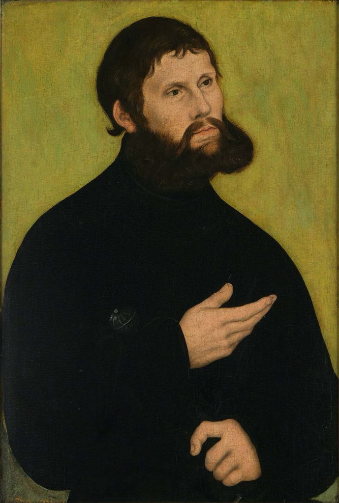 El monje Martín Lutero.