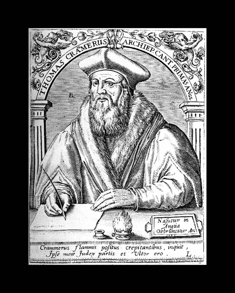 Thomas Cranmer encabezó el comité que redactó el Libro del obispo.