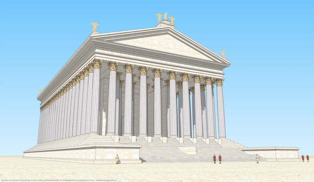 El gran Templo de Tarso, uno de los más importantes de la Antigüedad.