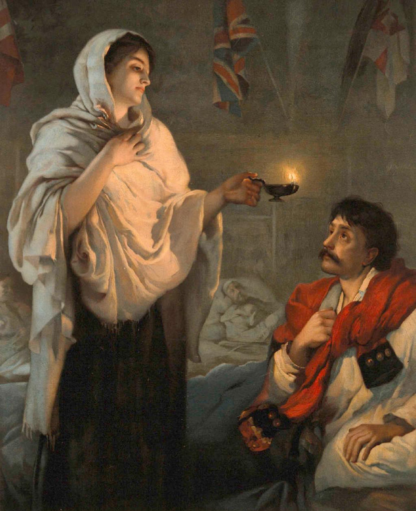 Famosa pintura de Florence Nightingale