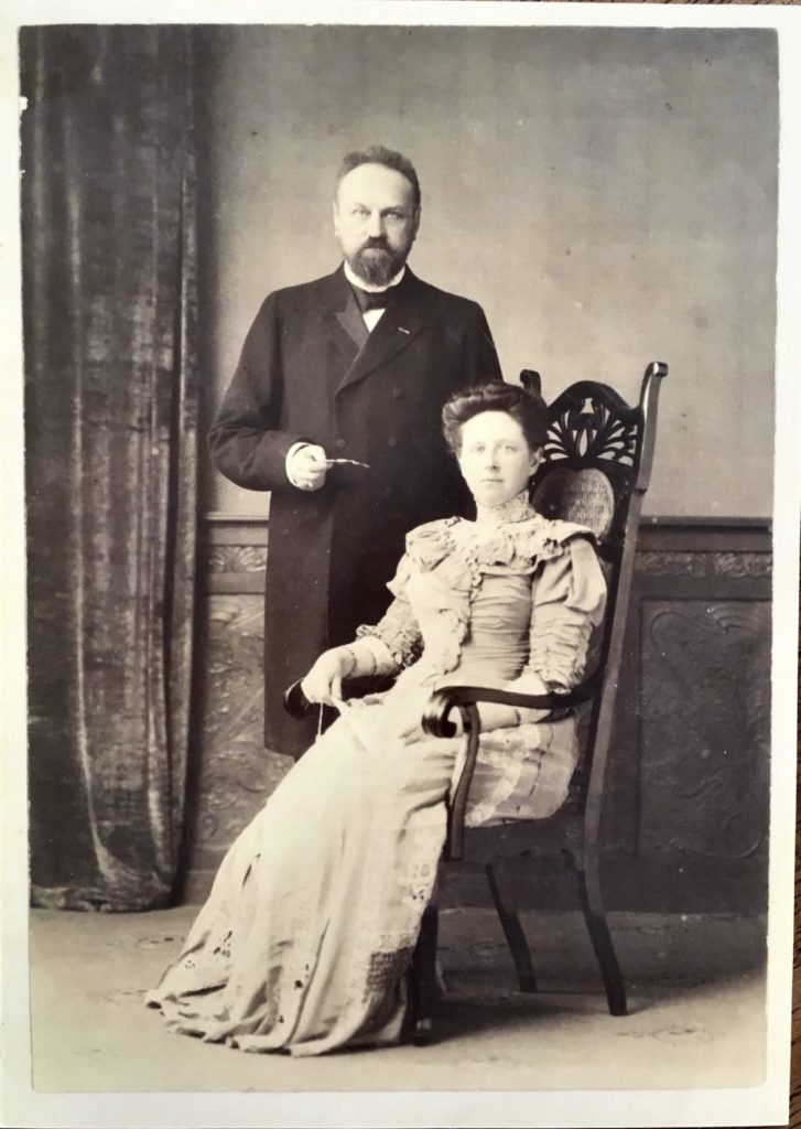 Herman Bavinck y su esposa.