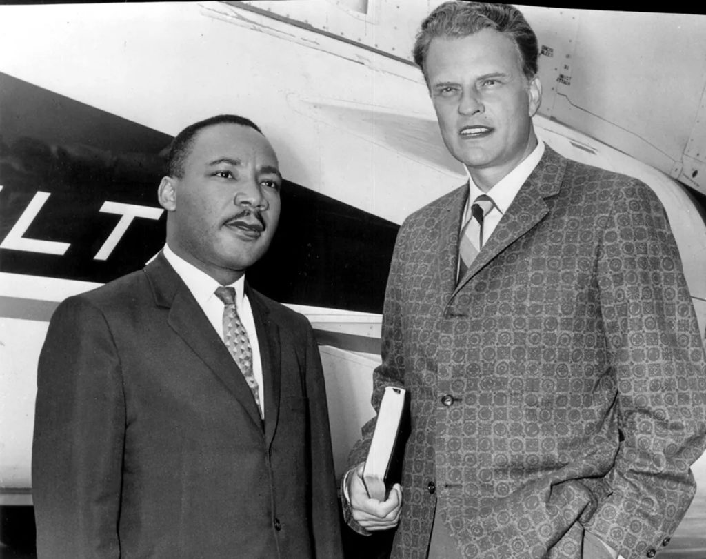 Martin Luther King Jr. y Billy Graham