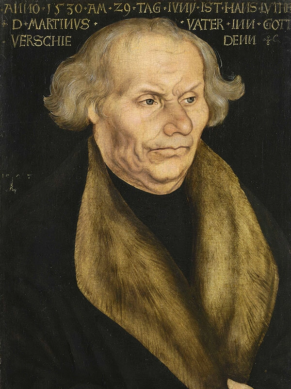 Hans Lutero, por Lucas Cranach