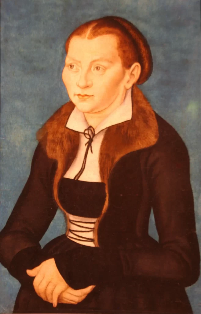 Katharina von Bora, por Lucas Cranach