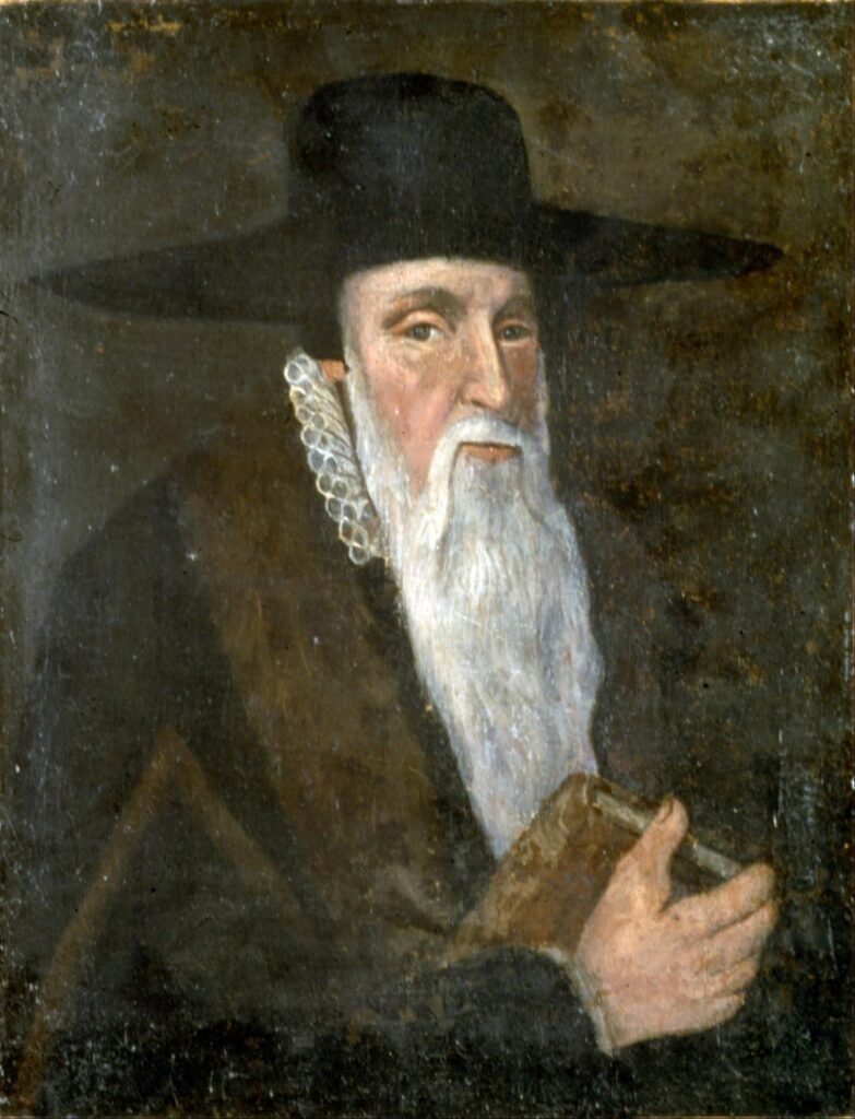 Retrato de Beza en 1605, año de su muerte